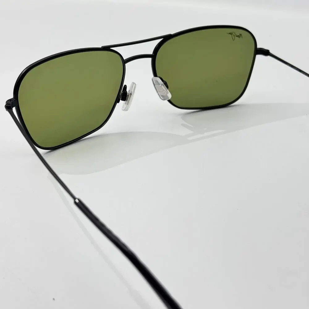 Maui Jim Sunglasses Na'auao MP-SG MJ275-02 Black Navigator Polarized 58-16-145